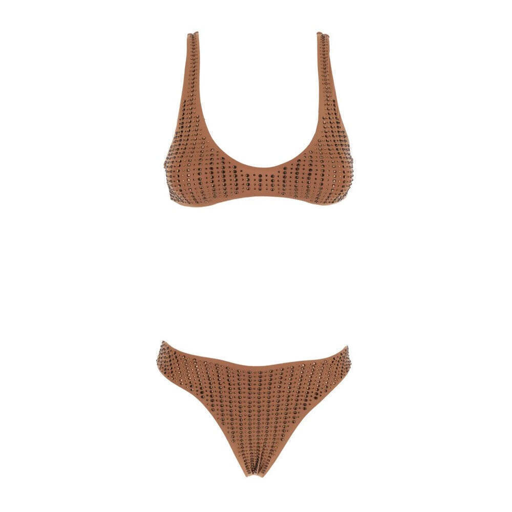Venuja Crystal-Embellished Lycra Bikini